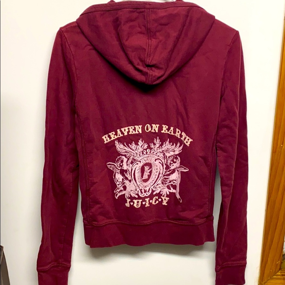 Juicy Couture Burgundy Hoodie